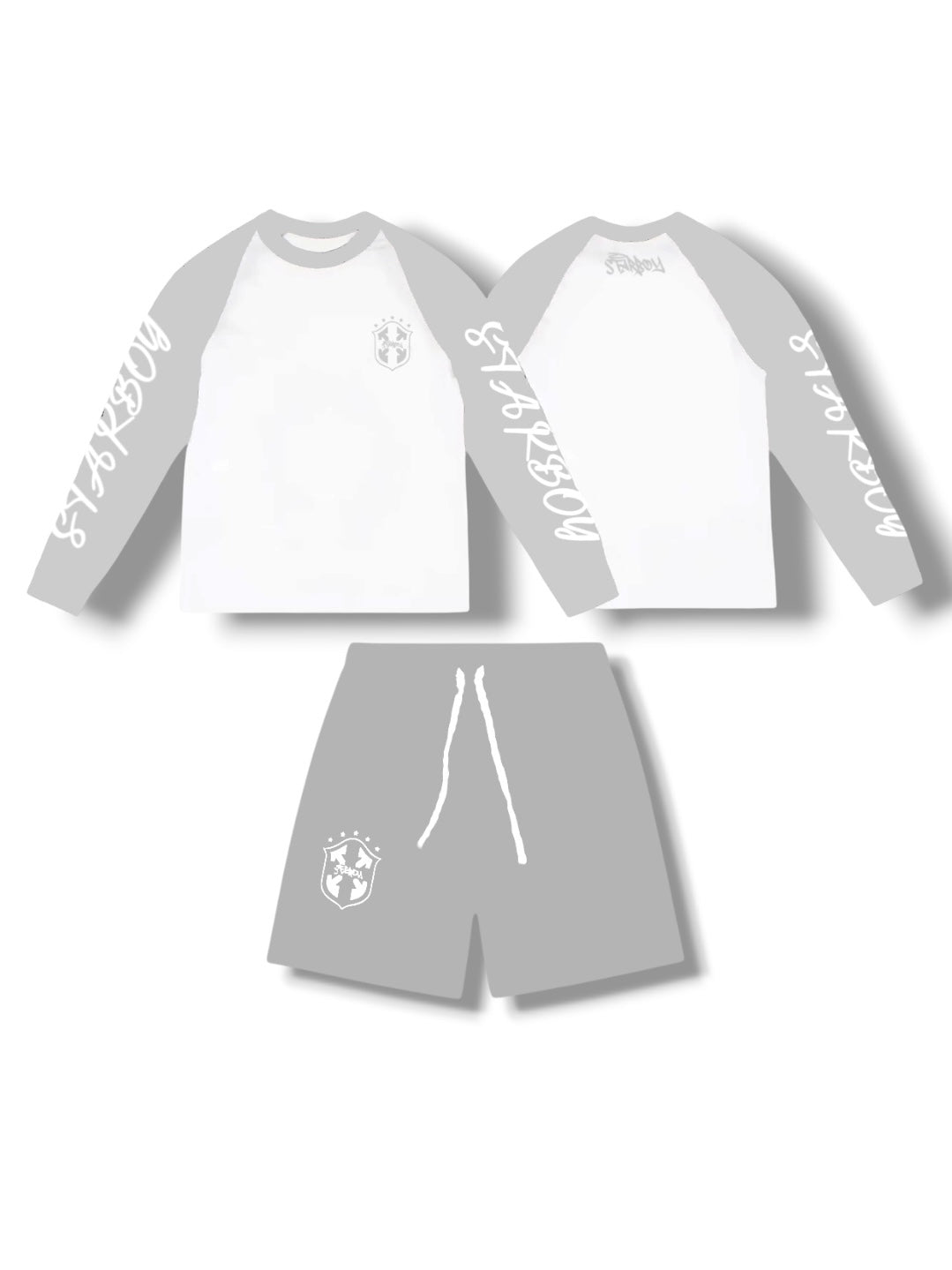 BRAZIL LONGSLEEVE SET (GREY)