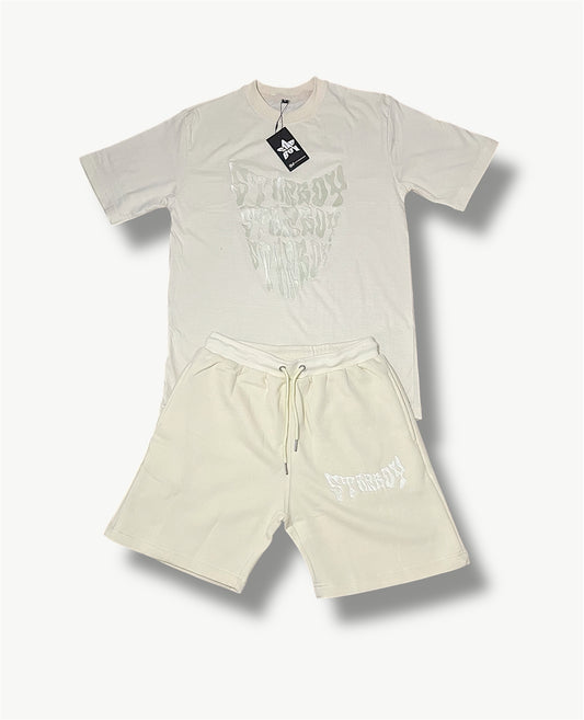 STARBOY Short Set (Cream)