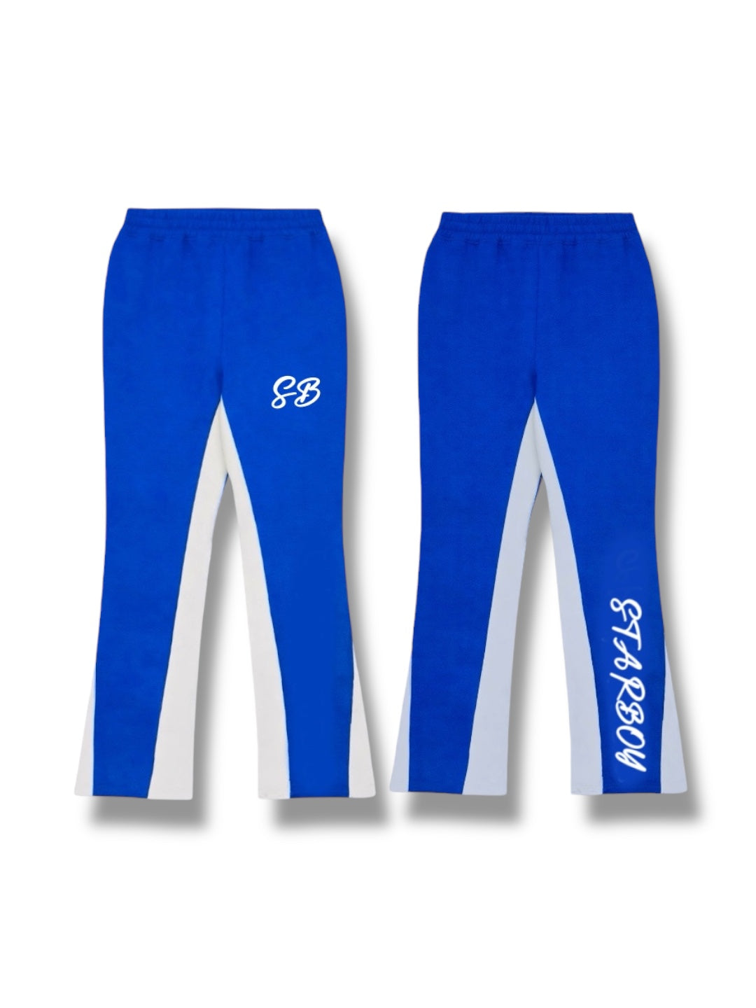 PUFF FLARED JOGGERS (BLUE)