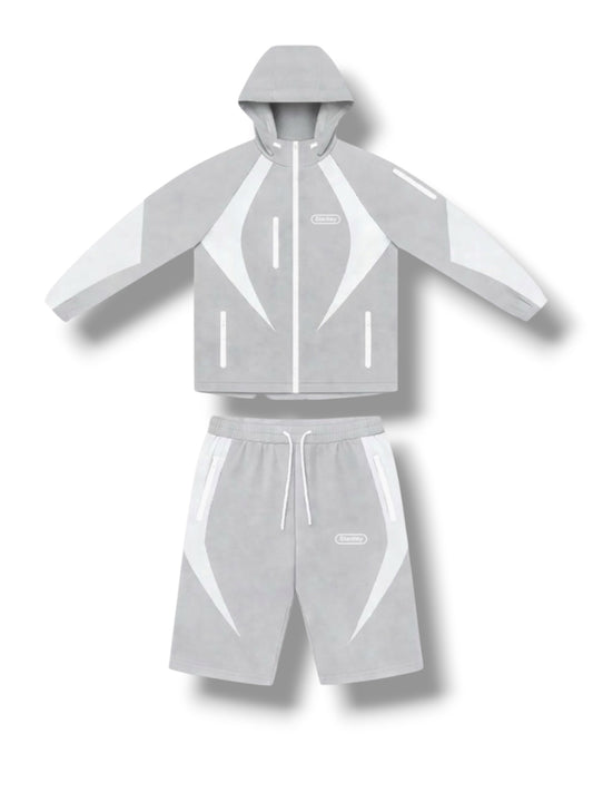 SHELL SHORT SET (GREY)