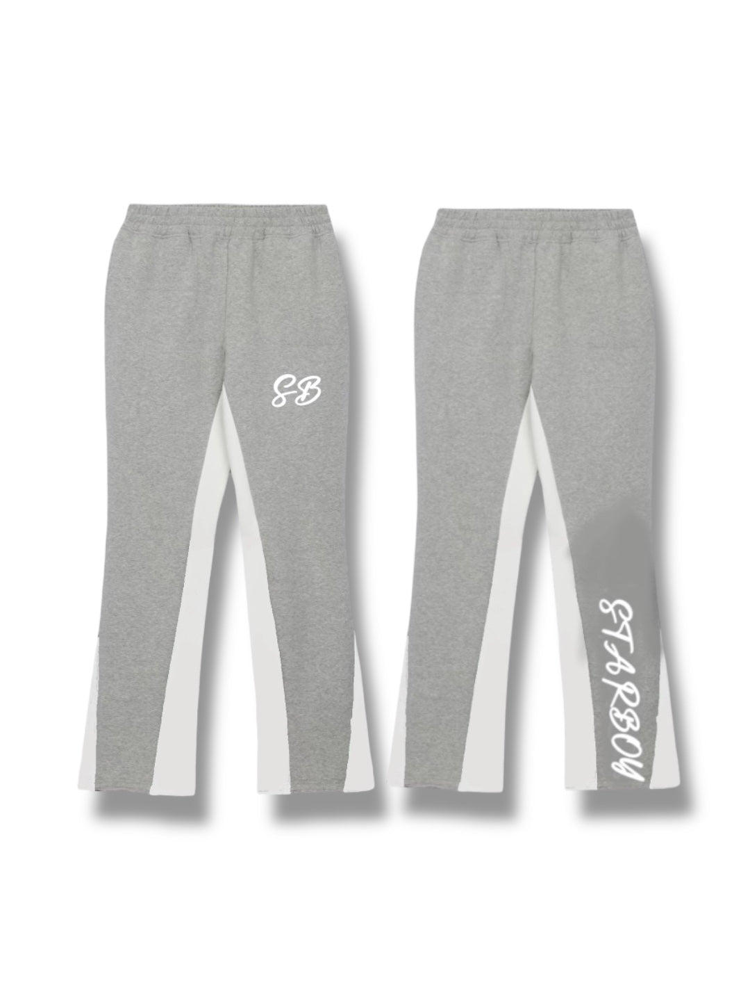 PUFF FLARED JOGGERS (GREY)