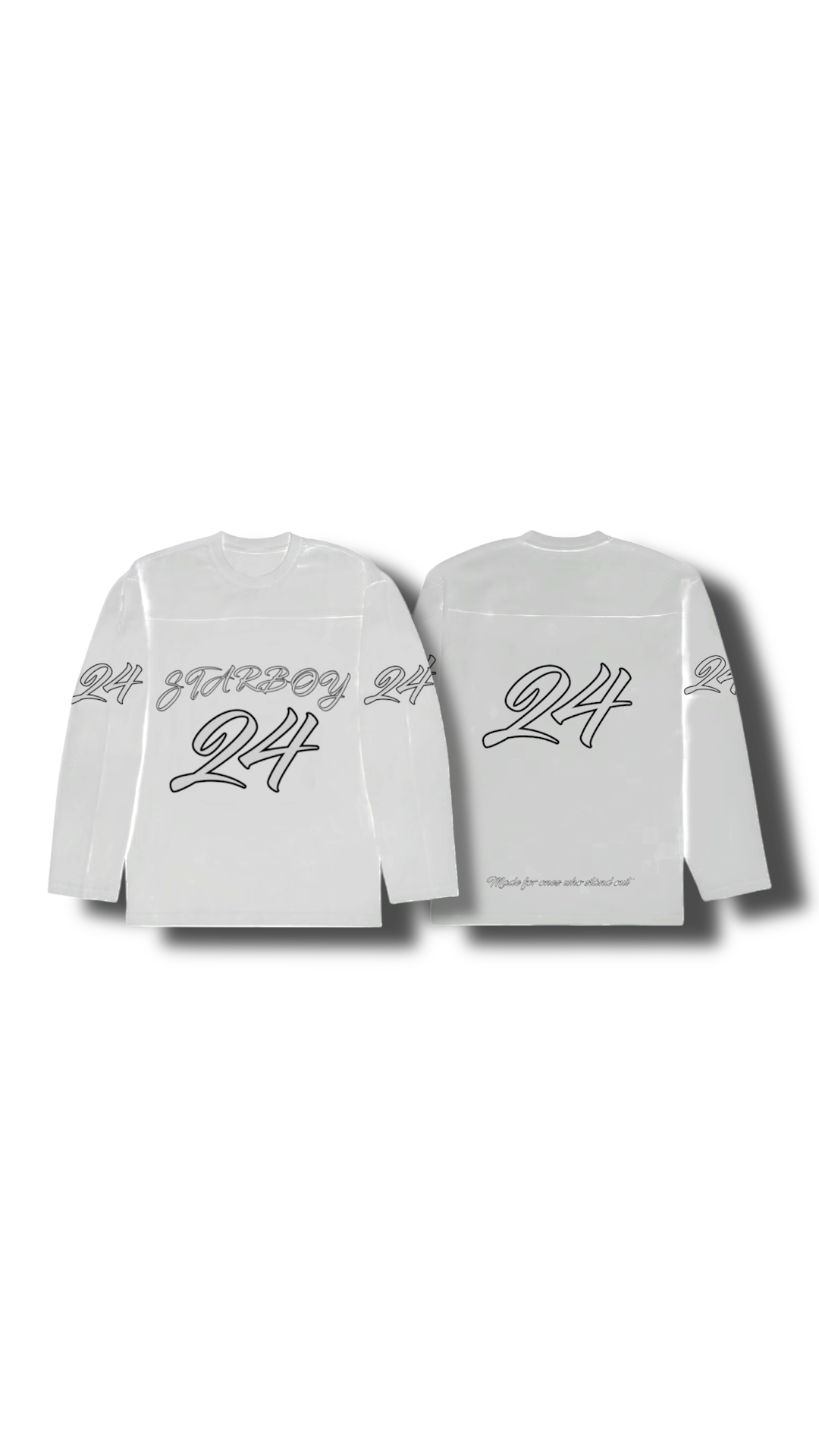 LONG SLEEVE JERSEY ( WHITE )