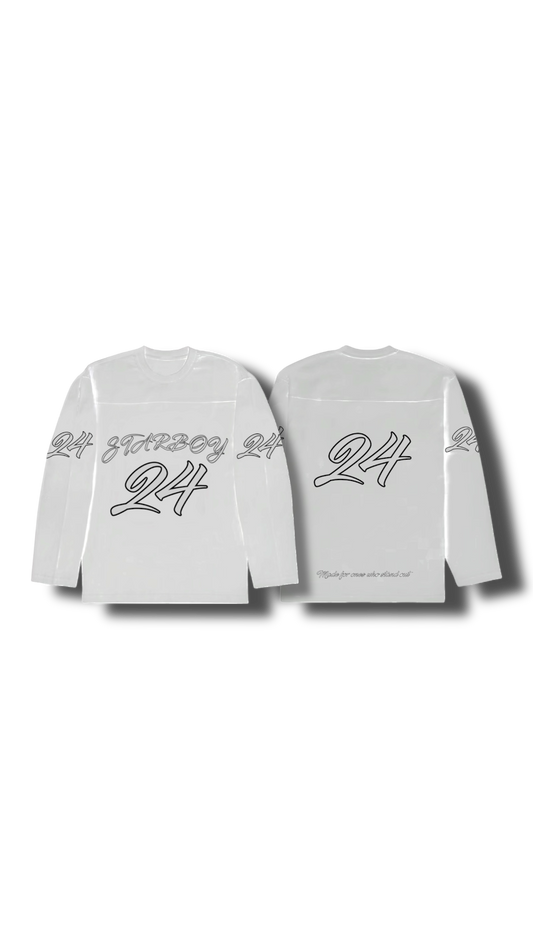 LONG SLEEVE JERSEY ( WHITE )