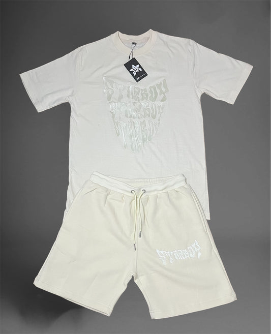 STARBOY Short Set (Cream)